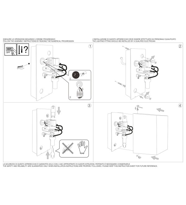 Светильник уличный Ideal Lux Up AP2 Кофе G9 213354