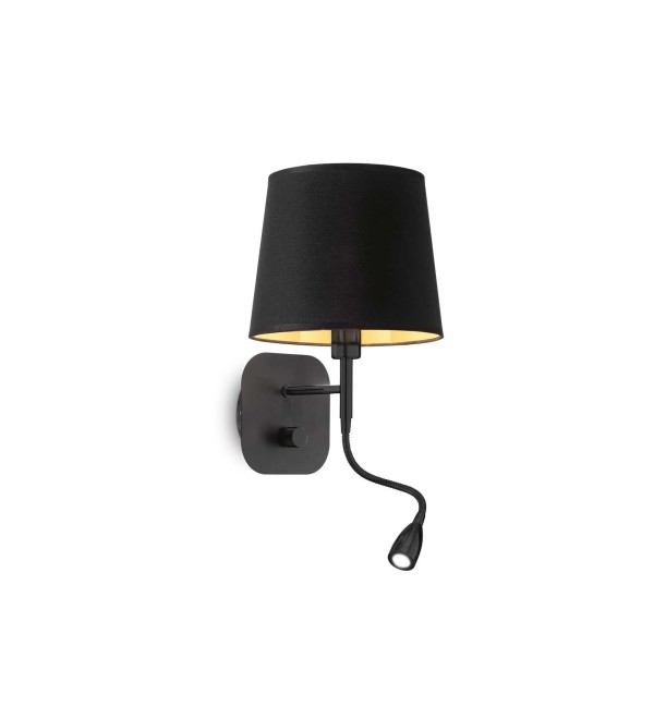 Светильник настенный Ideal Lux Nordik AP2 Черный E14 / LED 158242