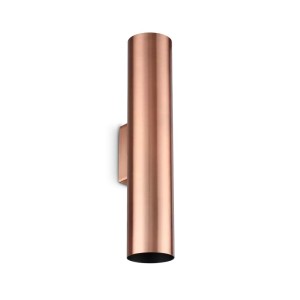 Светильник настенный Ideal Lux Look AP2 Round D D60 H300 Медь GU10 370163