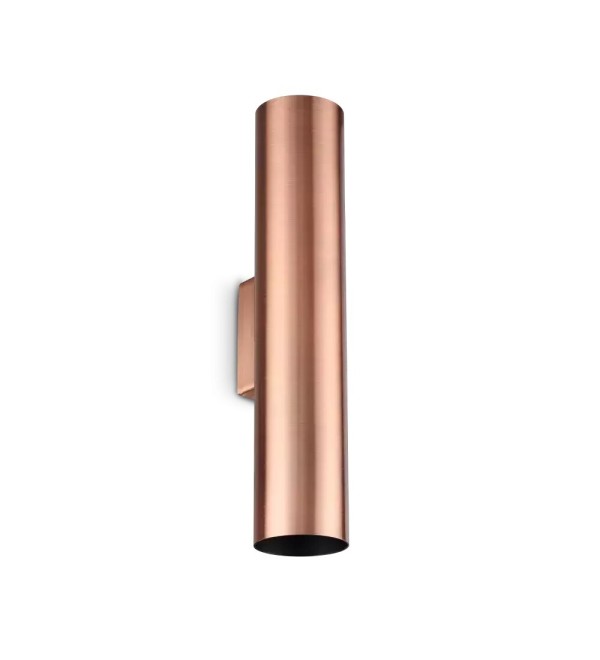 Светильник настенный Ideal Lux Look AP2 Round D D60 H300 Медь GU10 370163