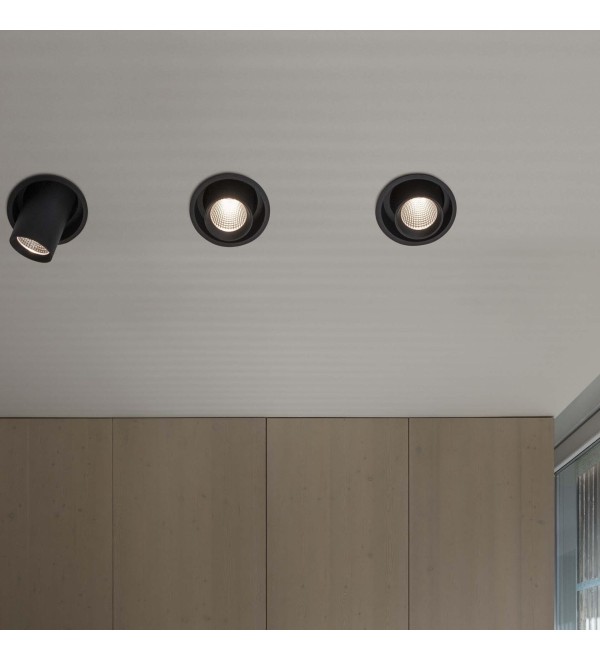 Светильник встраиваемый Ideal Lux Nova FI 30W 3000K LED Черный 248196
