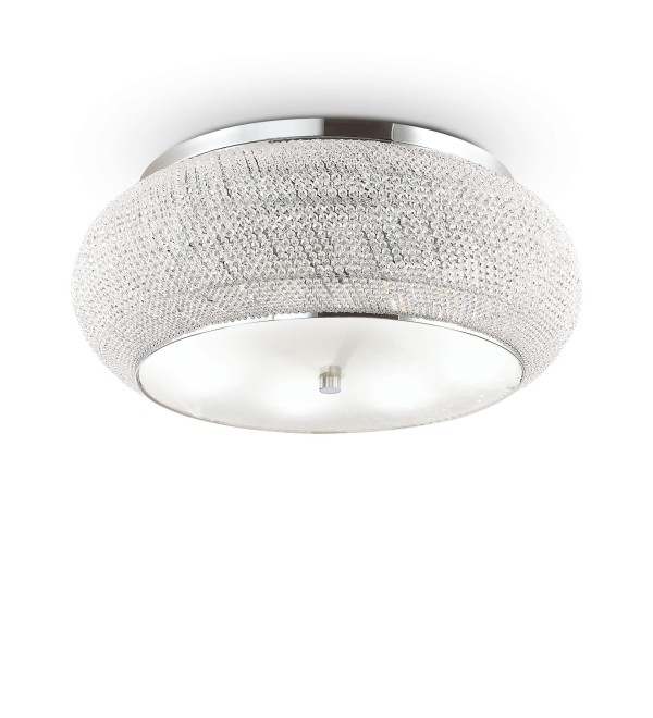 Люстра потолочная Ideal Lux Pasha' PL14 Хром E14 164991