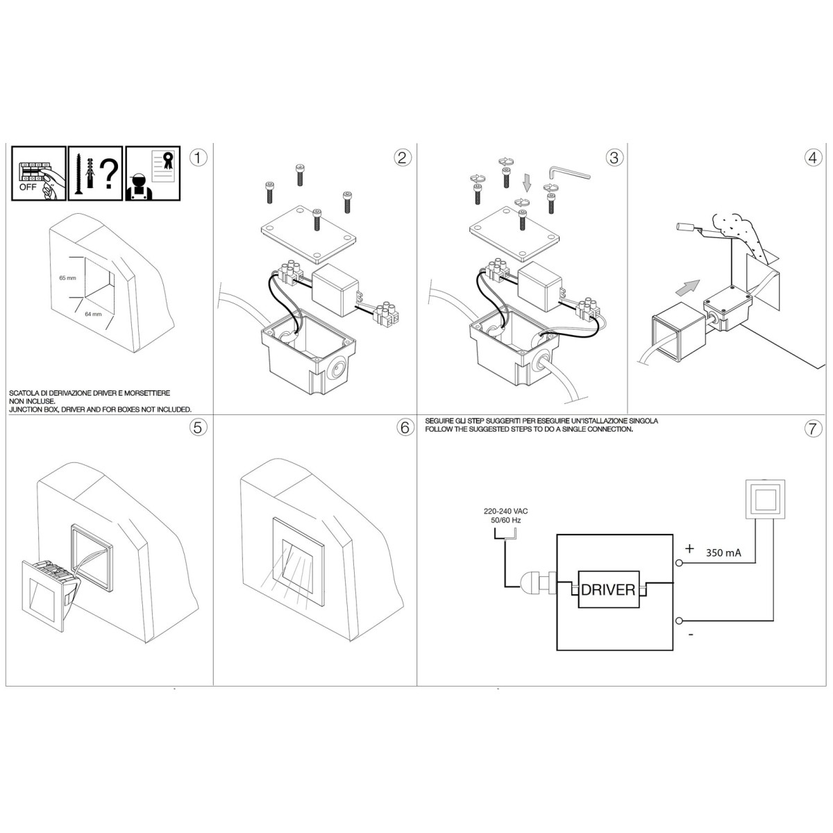 Светильник уличный Ideal Lux Bit FI Антрацит 3000К LED 269009