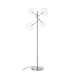 Торшер напольный Ideal Lux Equinoxe PT4 G4 Хром 290959