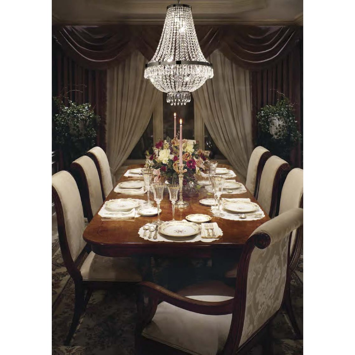 Люстра подвесная Ideal Lux Caesar SP12 Золото G9 114743