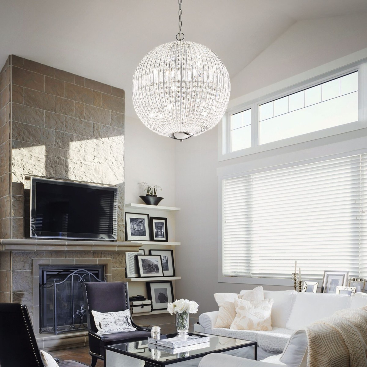 Люстра подвесная Ideal Lux Luxor SP6 Хром G9 092911
