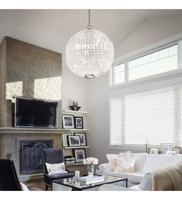 Люстра подвесная Ideal Lux Luxor SP6 Хром G9 092911