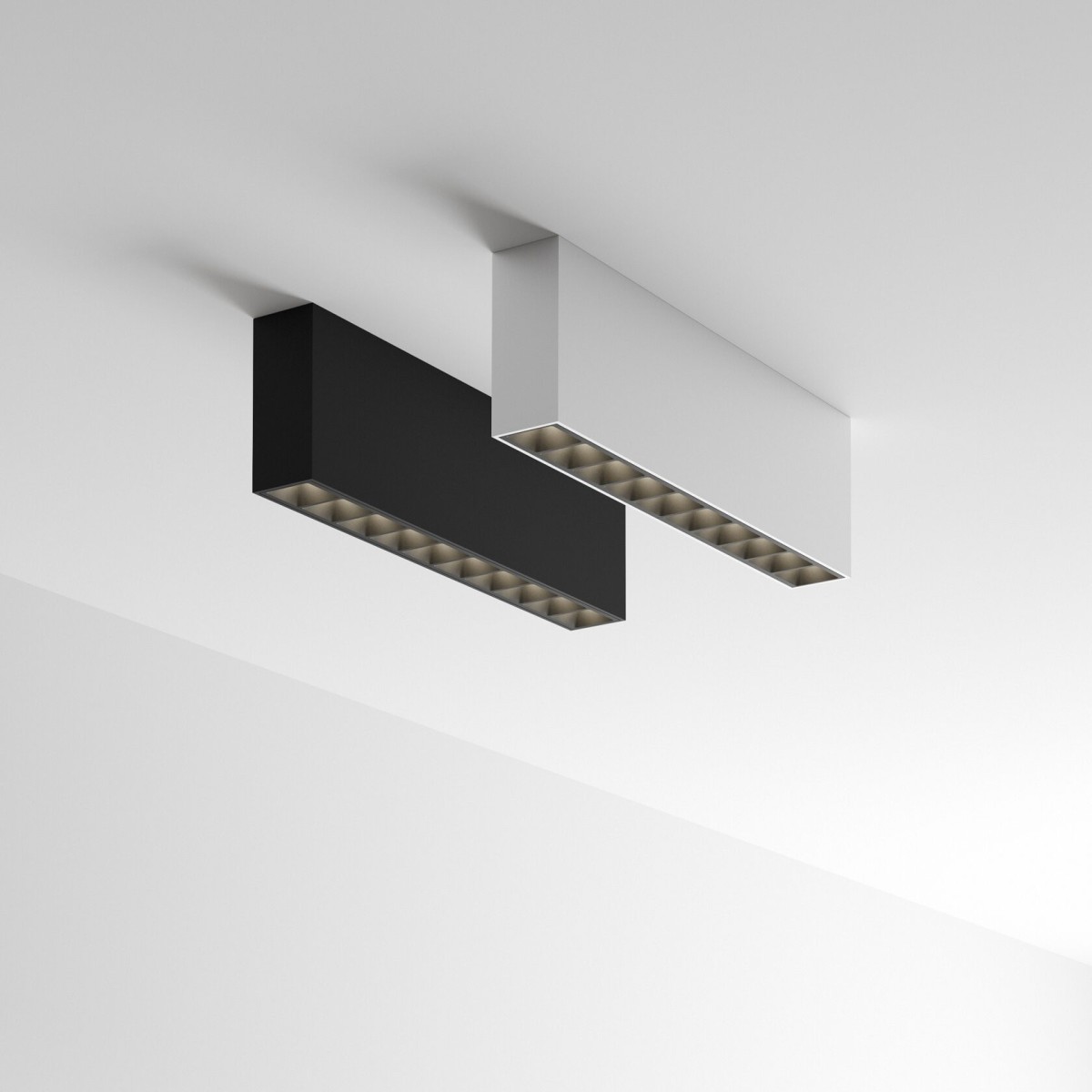 Светильник потолочный Ideal Lux Lika PL 21Вт 3000K Черный 369945