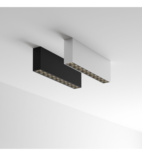 Светильник потолочный Ideal Lux Lika PL 21Вт 3000K Черный 369945