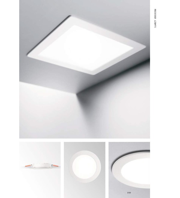 Светильник встраиваемый Ideal Lux Groove FI 10W Round Белый 3000K LED 123974