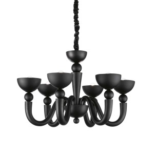 Люстра подвесная Ideal Lux Bon Bon SP6 Черный E14 093994