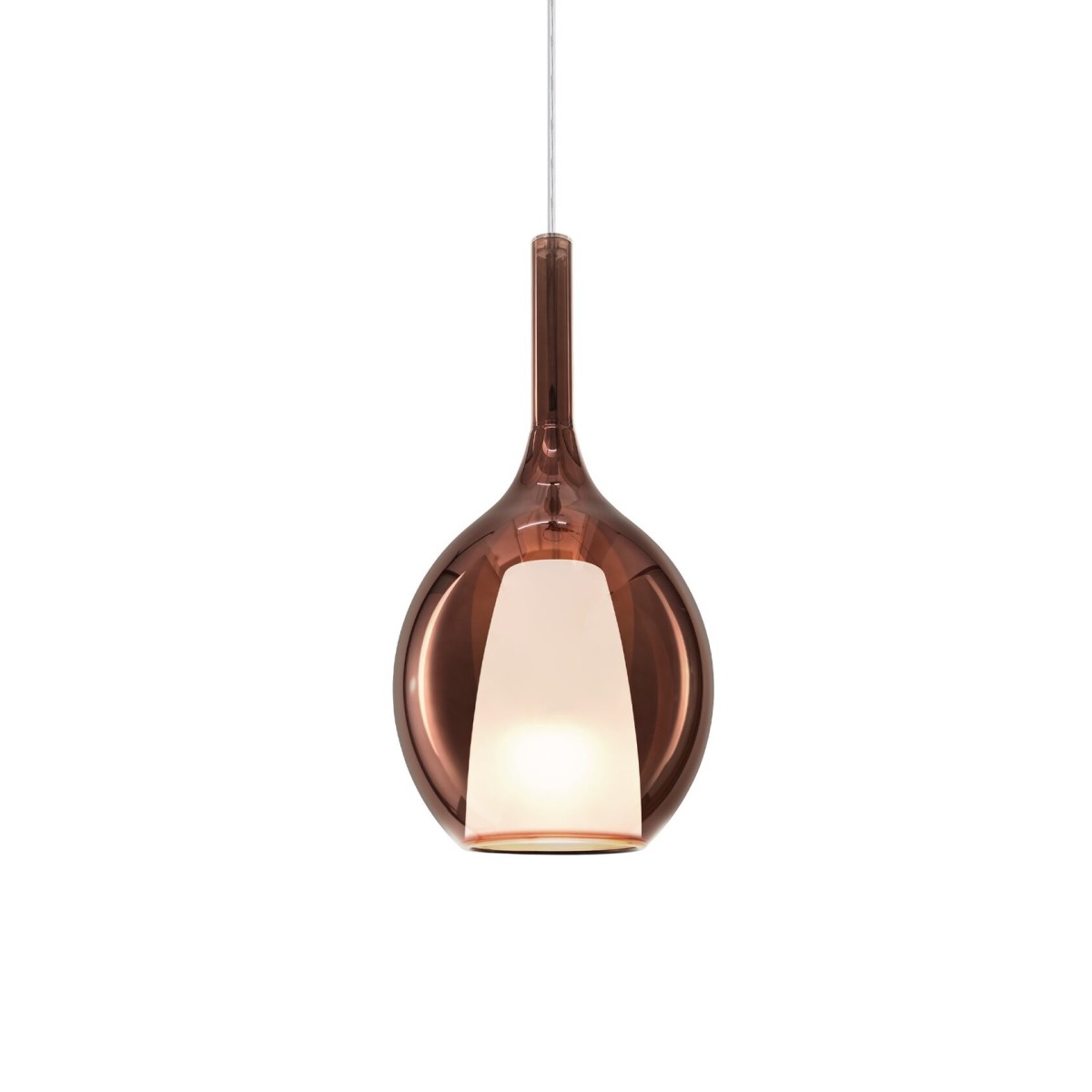 Светильник подвесной Ideal Lux Kalique SP1-2 D18 Медь E27 360027