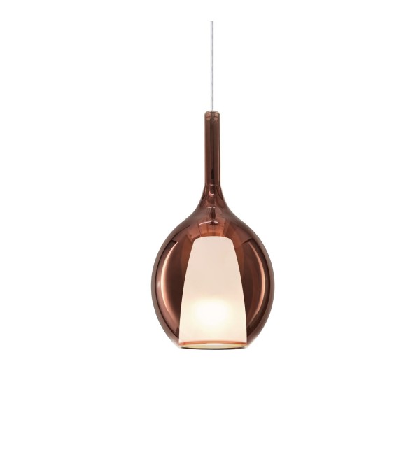Светильник подвесной Ideal Lux Kalique SP1-2 D18 Медь E27 360027
