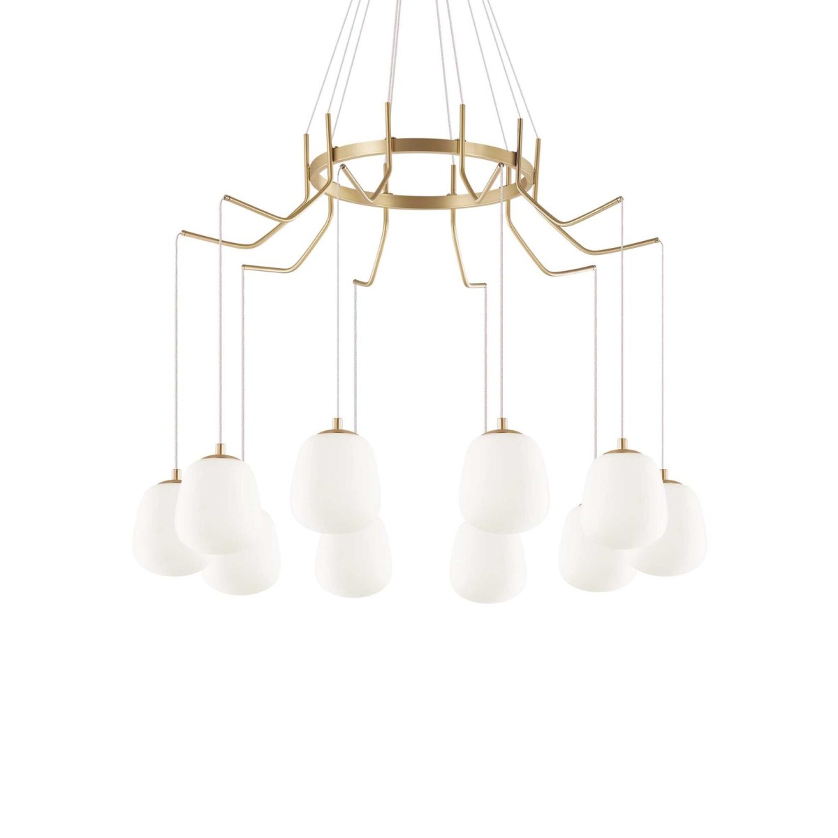 Люстра подвесная Ideal Lux Karousel SP10 Латунь G9 206394