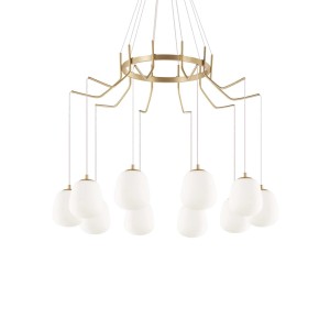 Люстра подвесная Ideal Lux Karousel SP10 Латунь G9 206394