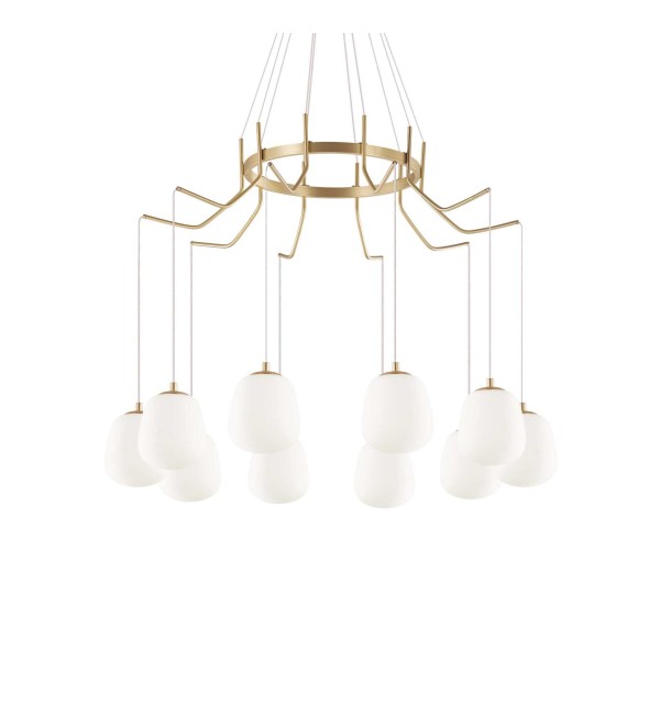 Люстра подвесная Ideal Lux Karousel SP10 Латунь G9 206394