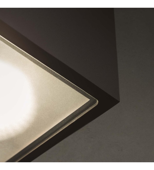 Светильник уличный Ideal Lux Techo PL1 Square D09 Кофе GU10 251592