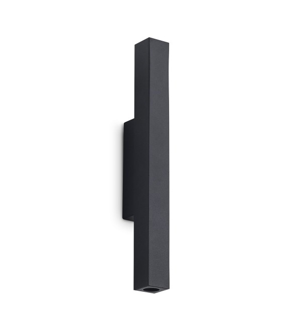 Светильник настенный Ideal Lux Look LED AP2 Square D30 H300 Черный 370774
