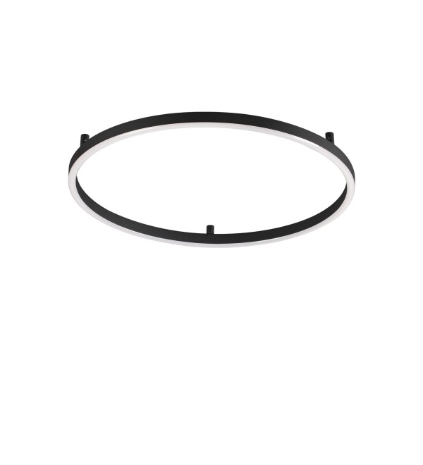 Люстра потолочная Ideal Lux Oracle Slim PL D070 Round Черный 2700К 341927