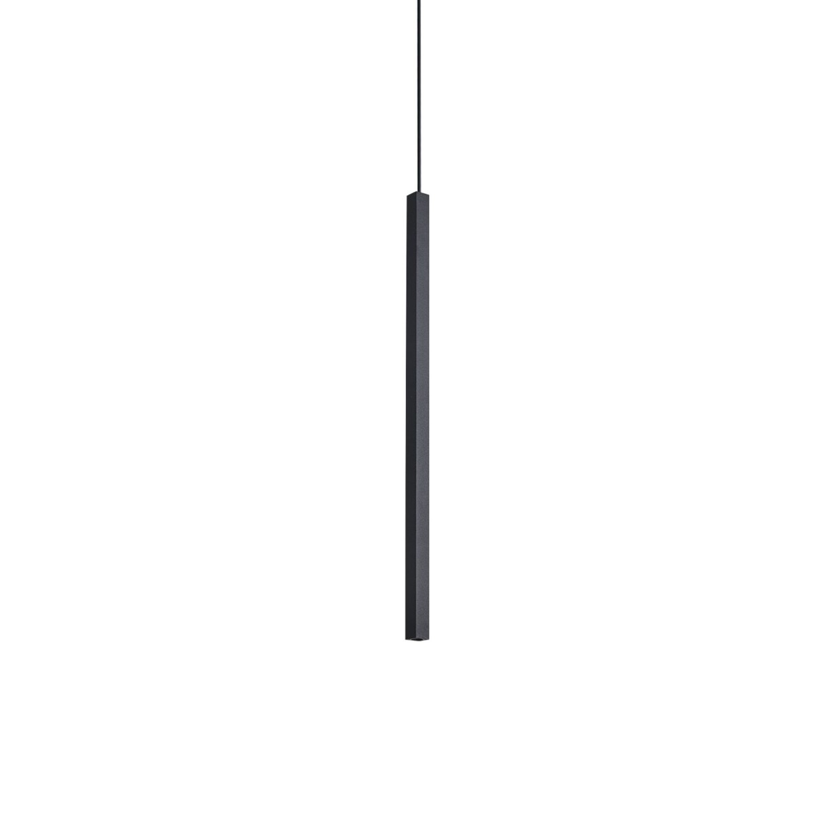 Светильник подвесной Ideal Lux Look LED SP01 Square D1.5 H040 On-Off 3000K Черный LED 351650