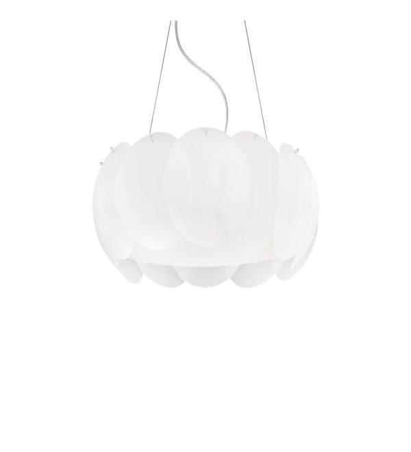 Люстра подвесная Ideal Lux Ovalino SP5 Белый E27 074139
