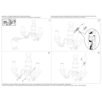 Светильник настенный Ideal Lux Firenze AP2 Белый E14 012902