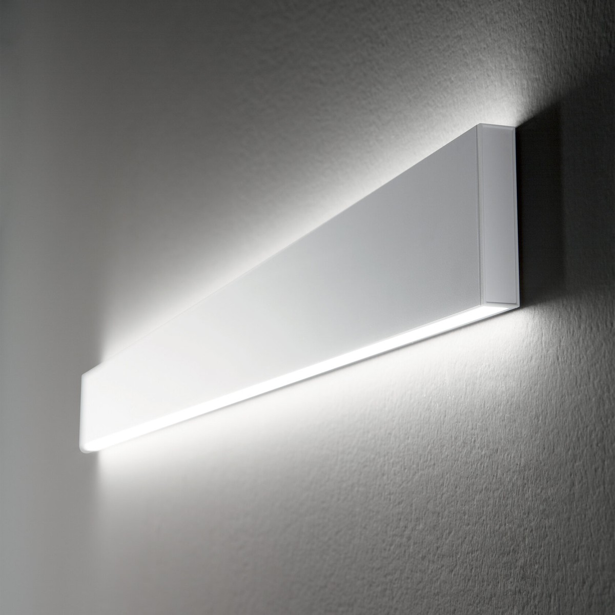 Светильник настенный Ideal Lux Steel AP2 D20 Bi-Emission Wide 3000K LED Белый Димм 233840