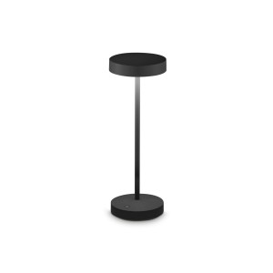 Светильник уличный настольный Ideal Lux Toffee TL Черный Сенсор Аккумулятор 3000К LED 328614