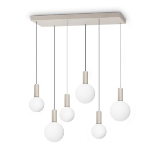 Люстра подвесная Ideal Lux Odeon SP6 Linear Белый 3000К LED 349220
