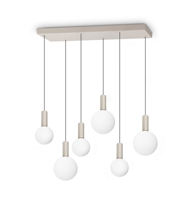 Люстра подвесная Ideal Lux Odeon SP6 Linear Белый 3000К LED 349220