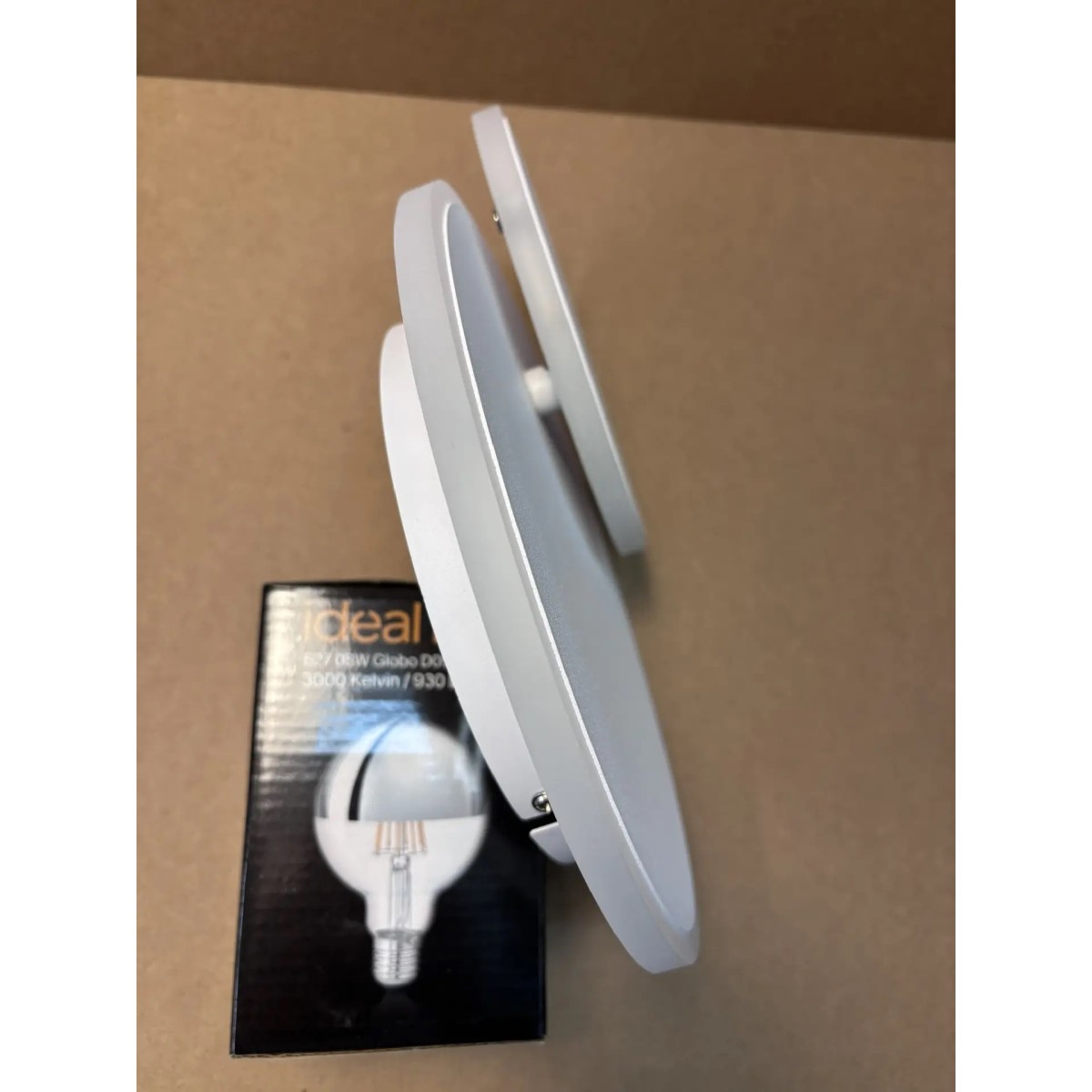 Светильник настенный Ideal Lux Pouche AP Round LED Белый 3000К 259345