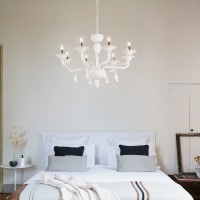 Люстра подвесная Ideal Lux Miramare SP8 Белый E14 068190
