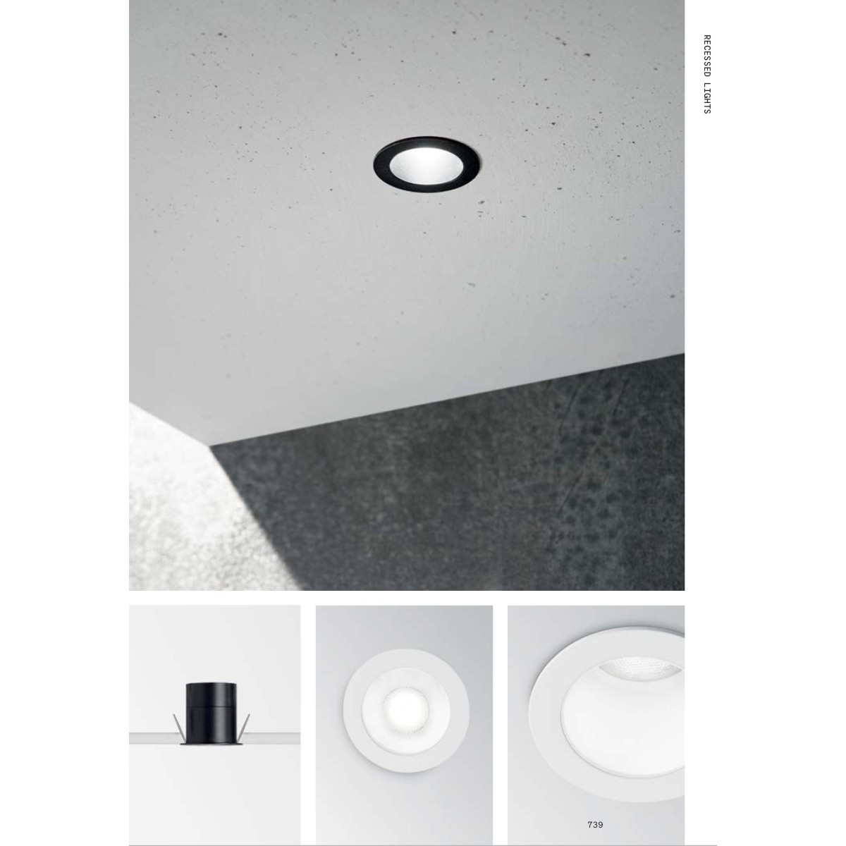 Светильник встраиваемый Ideal Lux Quark FI 3.0W 3000K LED Белый 327488