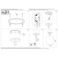 Светильник уличный Ideal Lux Luna PL1 D11 Опал G9 213200