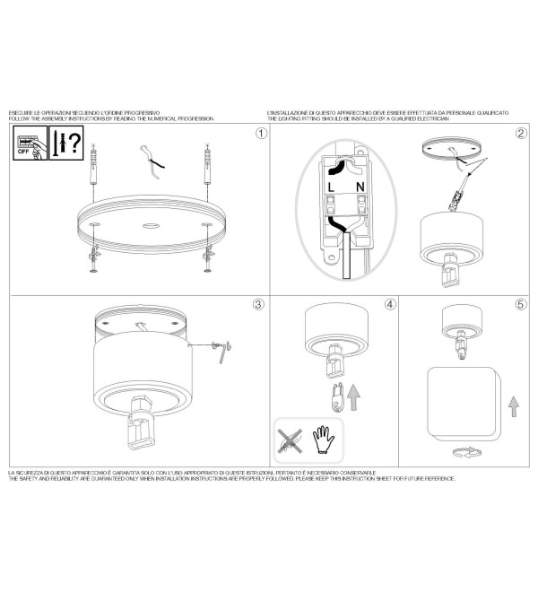 Светильник уличный Ideal Lux Luna PL1 D11 Опал G9 213200