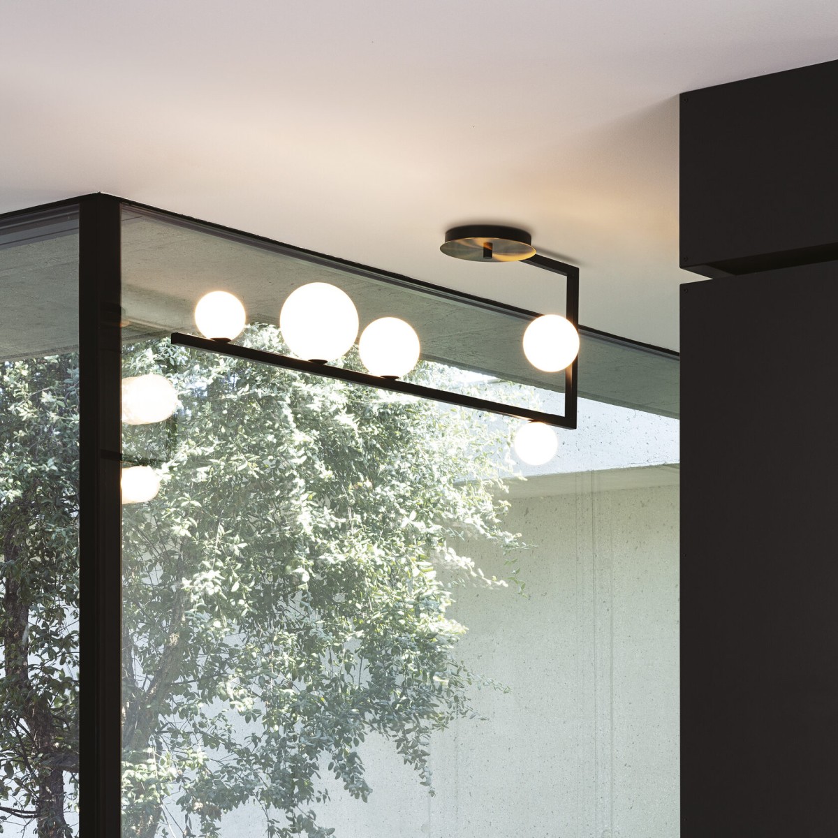 Люстра потолочная Ideal Lux Birds PL5 Черный G9 273631