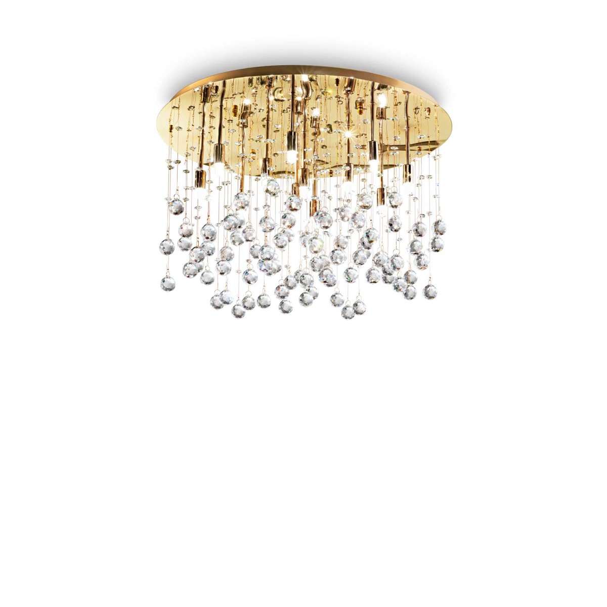 Люстра потолочная Ideal Lux Moonlight PL12 Золото G9 082783