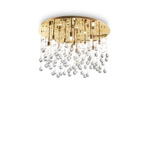 Люстра потолочная Ideal Lux Moonlight PL12 Золото G9 082783