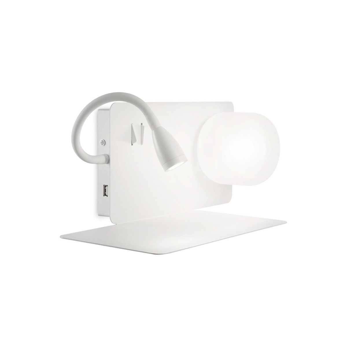 Светильник настенный Ideal Lux Book-1 AP G9/LED Белый