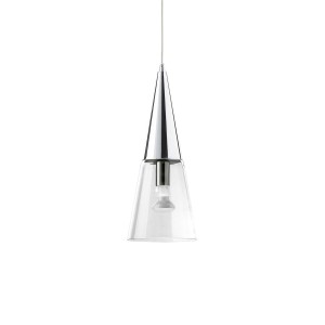 Светильник подвесной Ideal Lux Cono SP1 E14 Хром 017440