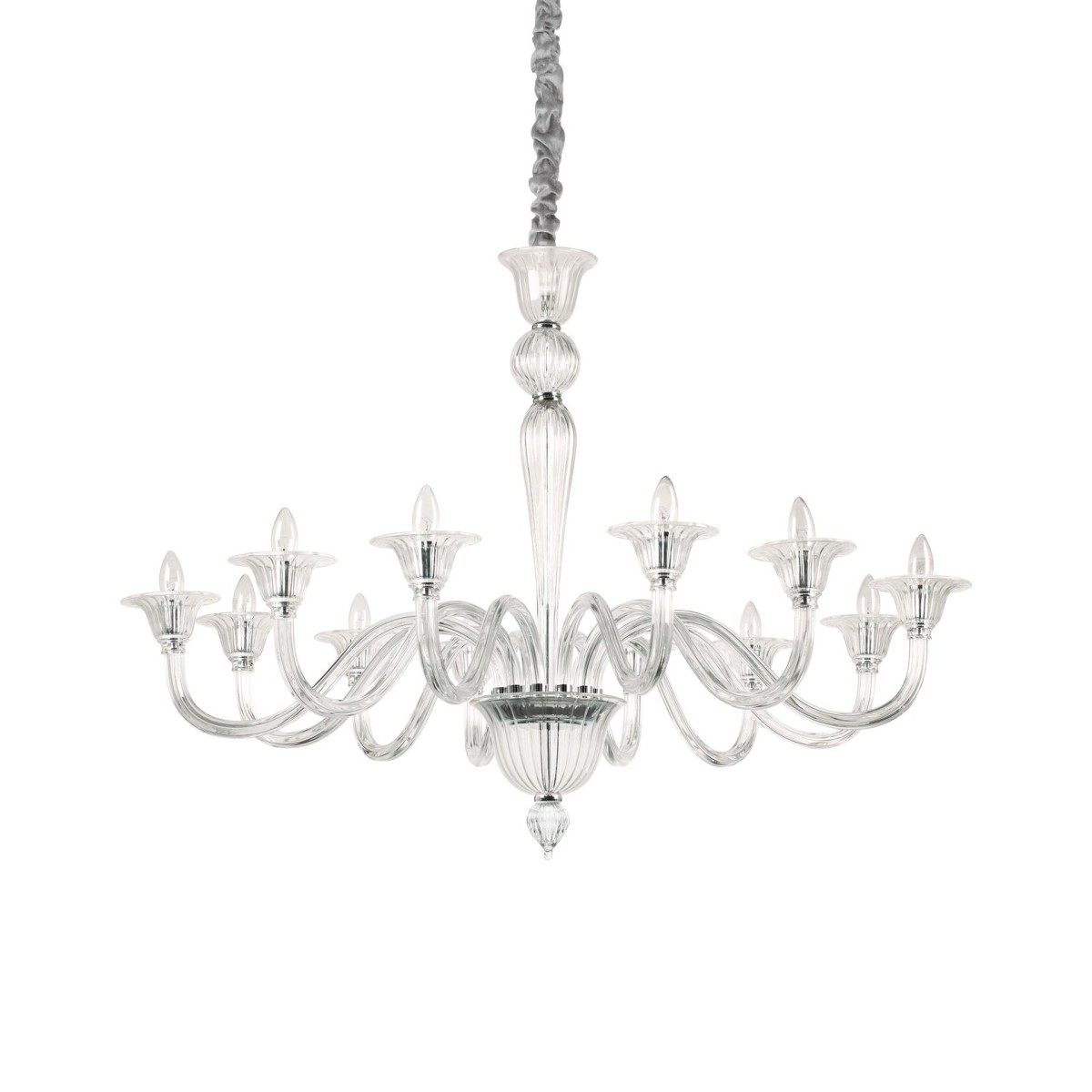 Люстра подвесная Ideal Lux Brigitta SP12 Прозрачный E14 199375