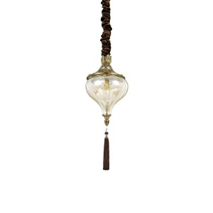 Люстра подвесная Ideal Lux Harem SP1 Латунь античная E27 115979