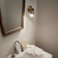 Светильник настенный Ideal Lux Barber AP1 Античная латунь GU10 159997