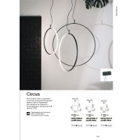 Люстра подвесная Ideal Lux Circus SP D74 36Вт LED Черный