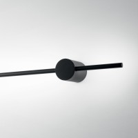 Светильник настенный Ideal Lux Essence AP Round D115 luce ind. 3000К LED Черный 285108