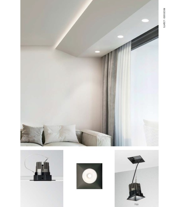 Светильник встраиваемый Ideal Lux Game Trimless Square 11Вт LED Белый 3000К 319681