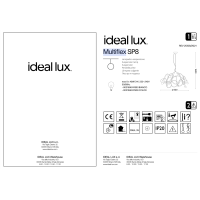 Люстра подвесная Ideal Lux Multiflex SP8 Разноцветный E14 141909