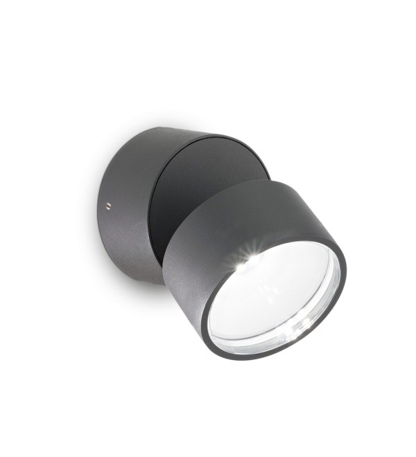 Светильник уличный Ideal Lux Omega AP Round 4000K Антрацит LED285467