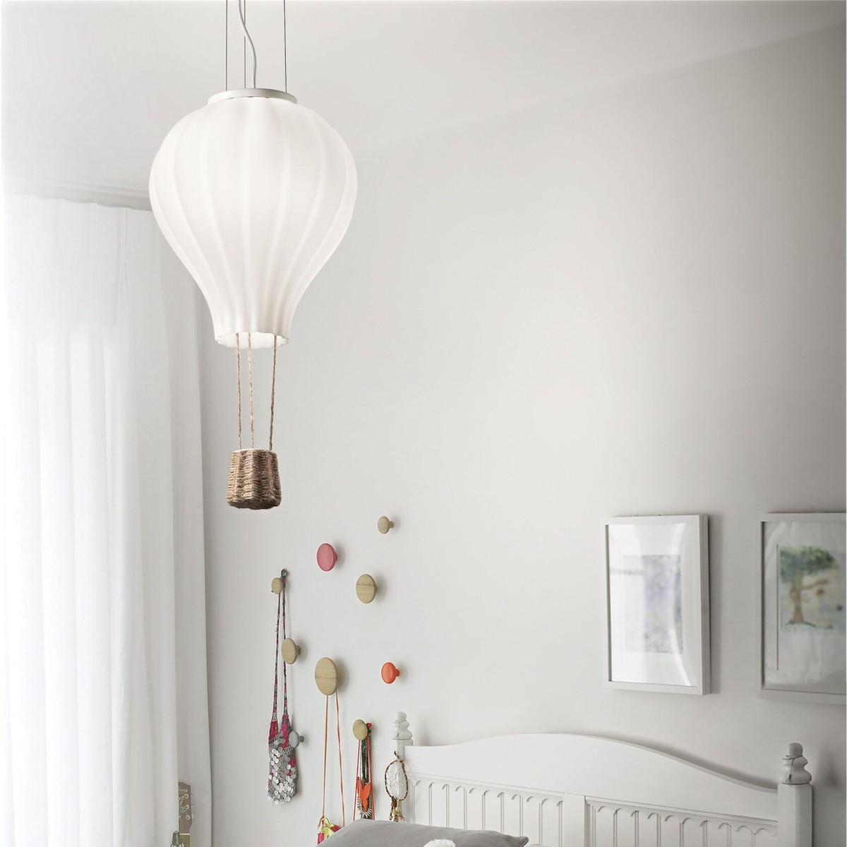 Люстра подвесная Ideal Lux Dream Big SP1 D30 Белый E27 179858