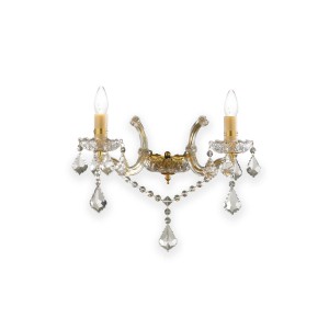 Светильник настенный Ideal Lux Florian AP2 Золото E14 035659
